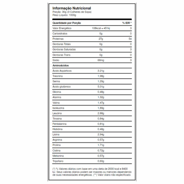 WHEY PROTEIN HIDROLISADO 1KG - Image 2