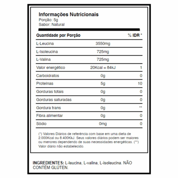 BCAA 5:1:1 200G EM PÓ (PRÉ-TREINO) - Image 2